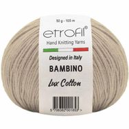 Etrofil 70706 Bej Bambino Lux Cotton Örgü İpi