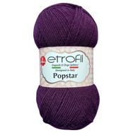 Etrofil Popstar 76001 Koyu Mor Örgü İpi