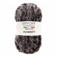 Etrofil Rabbit 70907 Gri Siyah Örgü İpi