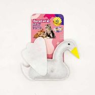 Euro Cat Toys Beyaz Peluş Kuğu Kedi Oyuncağı