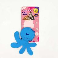 Euro Cat Toys Mavi Peluş Ahtapot Kedi Oyuncağı