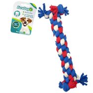 Euro Dog Beyaz Mavi Kırmızı 14 cm Dumbell Diş İpi Köpek Oyuncağı