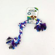 Euro Dog Beyaz Mavi Mor 40 cm Üç Düğümlü Diş Kaşıma İpi Köpek Oyuncağı