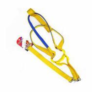 Euro Dog Sarı 25 mm 120 cm Köpek Uzatma Tasması ve Göğüs Tasması Takımı