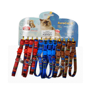 Eurocat 10 mm 28 cm 12 Adet Ekose Desenli Kedi Boyun Tasması