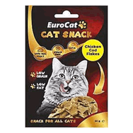 Eurocat 50 gr Düşük Tahıllı Catnip Biftek ve Morina Balıklı Kedi Ödülü
