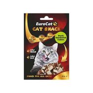 Eurocat 50 gr Tahılsız Şekersiz Kurutulmuş Et Cat Duck Sandwich Flakes Kedi Ödülü
