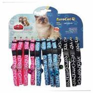 Eurocat Çizgi Desenli Çıngıraklı 12'li Kedi Boyun Tasması