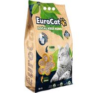 Eurocat Hızlı Topaklaşan İnce Taneli 10 lt Bentonit Doğal Kokulu Kedi Kumu