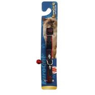 Eurocat Kırmızı 10 mm-28 cm Balık Desenli Kedi Boyun Tasması