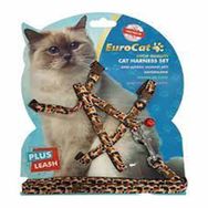Eurocat Leopar Desenli Kedi Göğüs Tasması