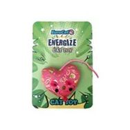 Eurocat Yaldızlı Kalp Peluş Pembe 7x13 cm Kedi Oyuncağı