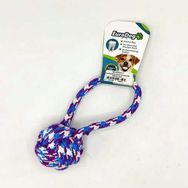 Eurodog 35 cm Mor Mavi Beyaz Tek Halka Tek Topuz Diş Kaşıma Oyuncağı
