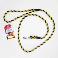 Eurodog 8 mm x 120 cm Sarı Siyah Köpek Uzatma Tasması