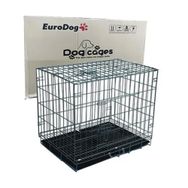 Eurodog 92x61.5x68.5 cm Siyah Dövme Köpek Kafesi