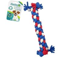 Eurodog Beyaz Mavi Kırmızı 14 cm Dumbell Diş İpi Köpek Oyuncağı