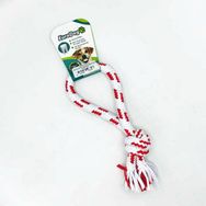 Eurodog Halka Tek Düğüm Kırmızı Beyaz 25 cm Diş İpi