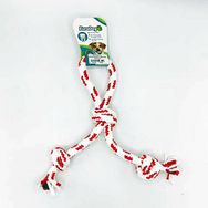 Eurodog Halka Üç Düğüm Kırmızı Beyaz 30 cm Diş Ipi