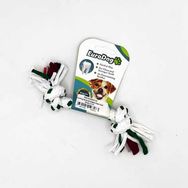 Eurodog Iki Düğüm Kalın Yeşil Beyaz 15 cm Diş İpi