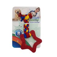Eurodog Pls 14.5 cm Sarı Kırmızı Mavi Yıldız Diş Kaşıma