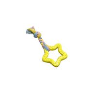 EuroDog Puppy Toys Sarı 16 cm Beşgen Diş Kaşıma Yavru Köpek Oyuncağı