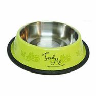 Eurodog Renkli Figürlü 8 oz 12 cm Kedi Köpek Mama Su Kabı