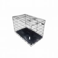 Eurodog Siyah 76x46x56 cm Metal Köpek Kafesi