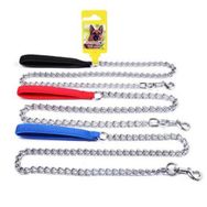 Eurodog Yumuşak Saplı Zincir 4 mm 120 cm Köpek Gezdirme Tasması