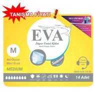 EVA Multiform Seviye 2 1200 ml Emicilik Medium 80-110 cm 14'lü Ayakta Hasta Külot Bezi