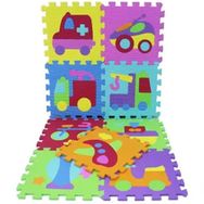 Eva Puzzle Taşıtlar 9 Parça Oyun Halısı