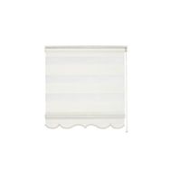 Evaks Basic V-2 Plise Zebra Desenli 80x200 cm Krem Stor Perde