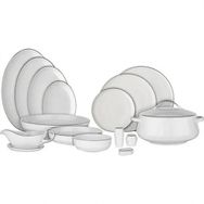 Evaliza Hanedan Platin 60 Parça Yemek Takımı