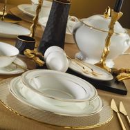 Evaliza Perla Gold 101 Parça Yemek Takımı
