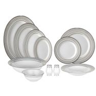 Evaliza Tokyo Platin 61 Parça Yemek Takımı