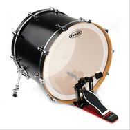 Evans BD22GB1C 22 EQ2 Kick Kumlu Beyaz Ringli-Delikli Tek Kat Davul Derisi