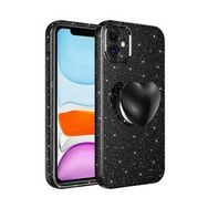Evastore Apple iPhone 11 Kamera Korumalı Simli Pop Soketli Lüks Koton Soketli Kapak Kılıf