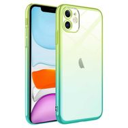 Evastore Apple iPhone 11 Parlak Renk Geçişli Kamera Korumalı Senkron Kapak Kılıf