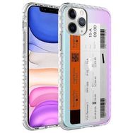 Evastore Apple iPhone 11 Pro Max Airbag Kenarlı Renkli Desenli Silikon Elegans Kapak Kılıf