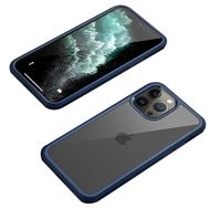 Evastore Apple iPhone 12 Pro Dor Silikon Temperli Cam Kapak Kılıf