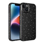 Evastore Apple iPhone 13 Kamera Korumalı Simli Lüks Koton Kapak Kılıf