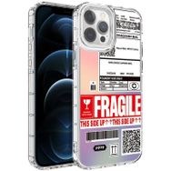 Evastore Apple iPhone 13 Pro Kamera Korumalı Renkli Desenli Sert Silikon Korn Kapak Kılıf