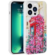 Evastore Apple iPhone 13 Pro Max Simli Desenli Kamera Korumalı Parlak Popy Kapak Kılıf
