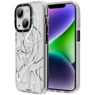 Evastore Apple iPhone 14 Plus Magsafe Şarj Özellikli Youngkit Water-Ink Serisi Yeşil Kapak Kılıf