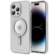 Evastore Apple iPhone 14 Pro Magsafe Şarj Özellikli Youngkit Rock Serisi Beyaz Kapak Kılıf