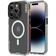 Evastore Apple iPhone 14 Pro Max Magsafe Şarj Özellikli Youngkit Jane Sand Serisi Siyah Kapak Kılıf