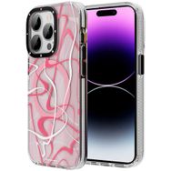 Evastore Apple iPhone 14 Pro Max Magsafe Şarj Özellikli Youngkit Water-Ink Serisi Kapak Kılıf