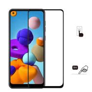 Evastore Galaxy A21s Kenarları Kırılmaya Dayanıklı Cam Ekran Koruyucu