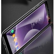 Evastore Galaxy A8 2018 Kenarları Kırılmaya Dayanıklı Cam Ekran Koruyucu