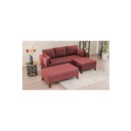 Evdebiz Bella Soft Mini Köşe Bordo Sağ Koltuk