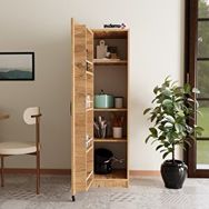 Evdemo Elzem Tek Kapaklı Atlantik Çam Erzak Kiler Dolabı